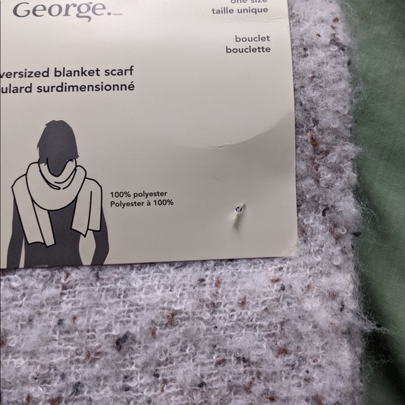 George oversized blanket scarf - Picture 2 of 3